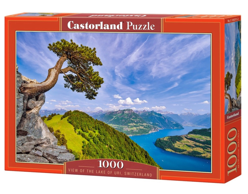 Castorland Výhled na jezero Uri Švýcarsko 1000 dílků