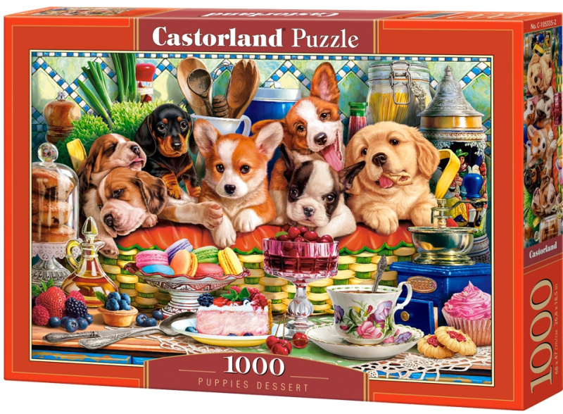 Castorland Puppies Dessert 1000 dílků