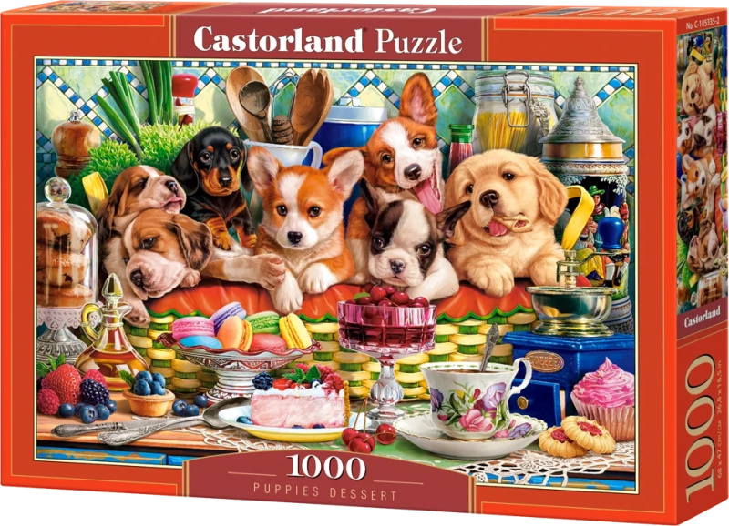Castorland Puppies Dessert 1000 dílků