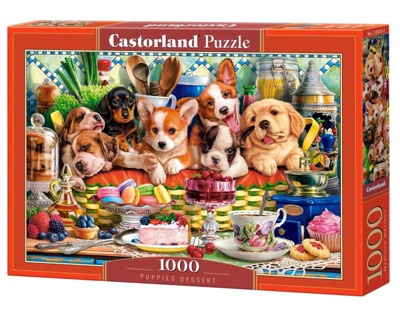 Castorland Puppies Dessert 1000 dílků