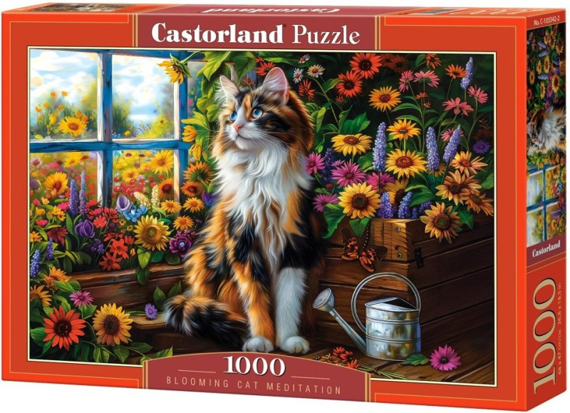 Castorland Blooming Cat Meditation 1000 dílků