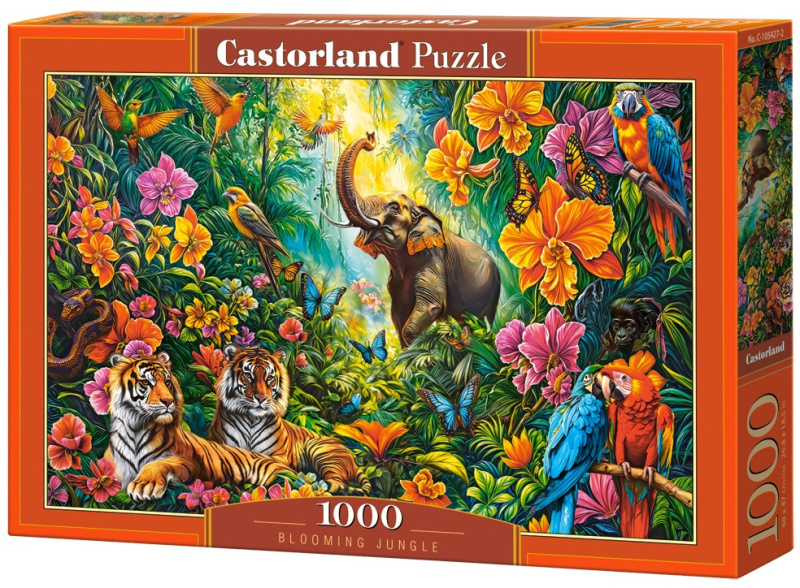 Castorland puzzle Rozkvetlá džungle 1000 dílků