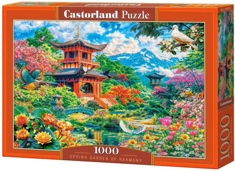 Castorland puzzle jarní zahradní harmonie 1000 dílků