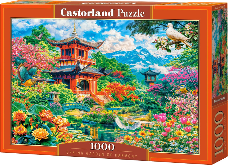 Castorland puzzle jarní zahradní harmonie 1000 dílků