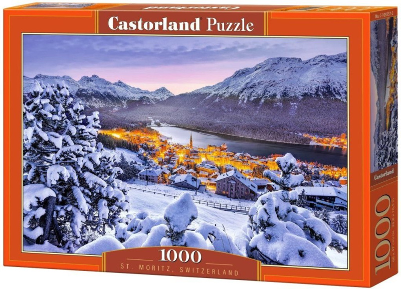 Castorland puzzle St. Moritz, Švýcarsko – 1000 dílků