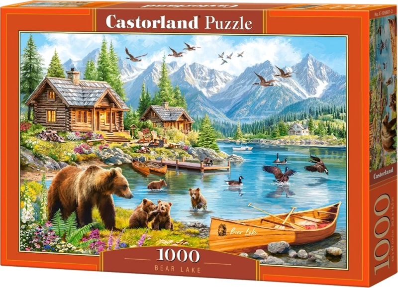 Castorland puzzle Medvědí jezero 1000 dílků