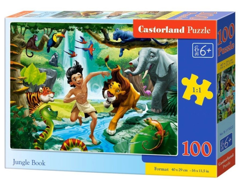 Castorland Kniha džunglí 100 dílků