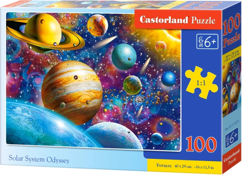 Castorland premium Sluneční soustava 111077 100 dílků