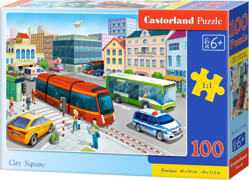 Puzzle náměstí 100 dílků