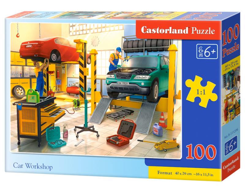 Castorland Autodílna 100 dílků