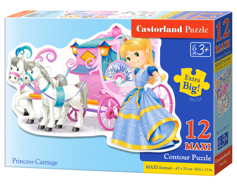 Puzzle MAXI - Princeznin kočár