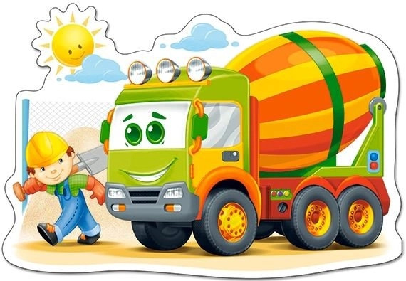 Castorland Míchačka na beton 12 dílků