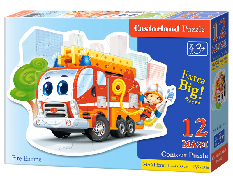 Castorland Požární stříkačka 12 dílků