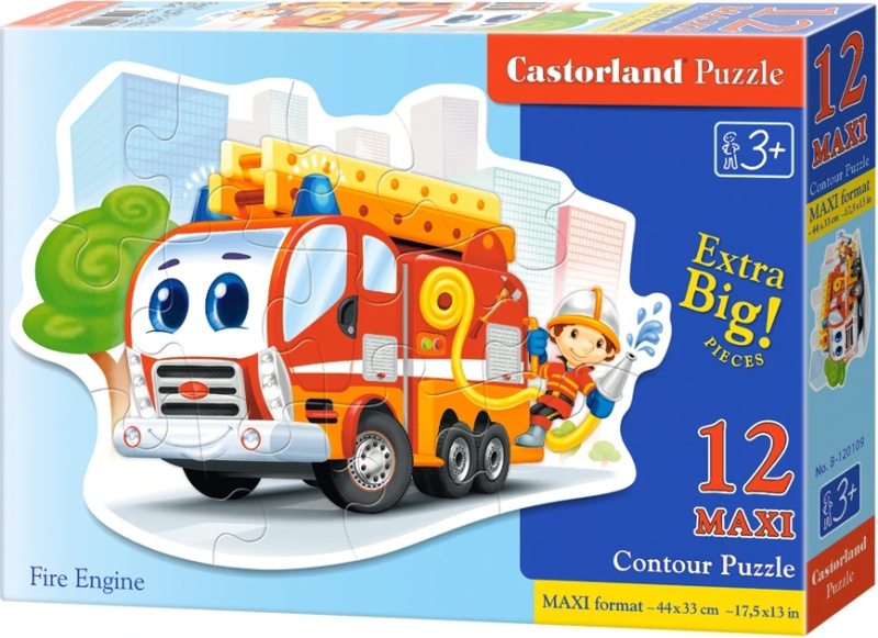 Castorland Požární stříkačka 12 dílků