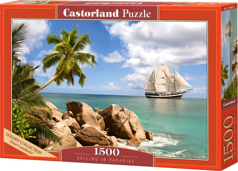 Puzzle Castorland 1500 dílků - Plavba rájem