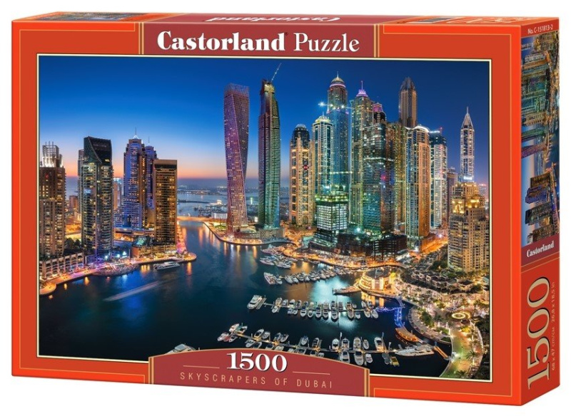 Castorland Mrakodrapy v Dubaji 151813 1500 dílků
