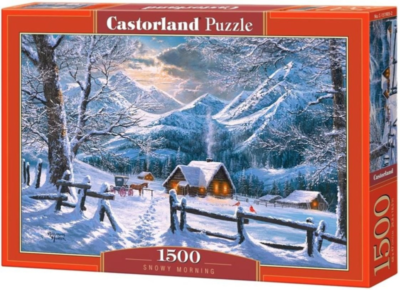 Castorland Zasněžené ráno 1500 dílků
