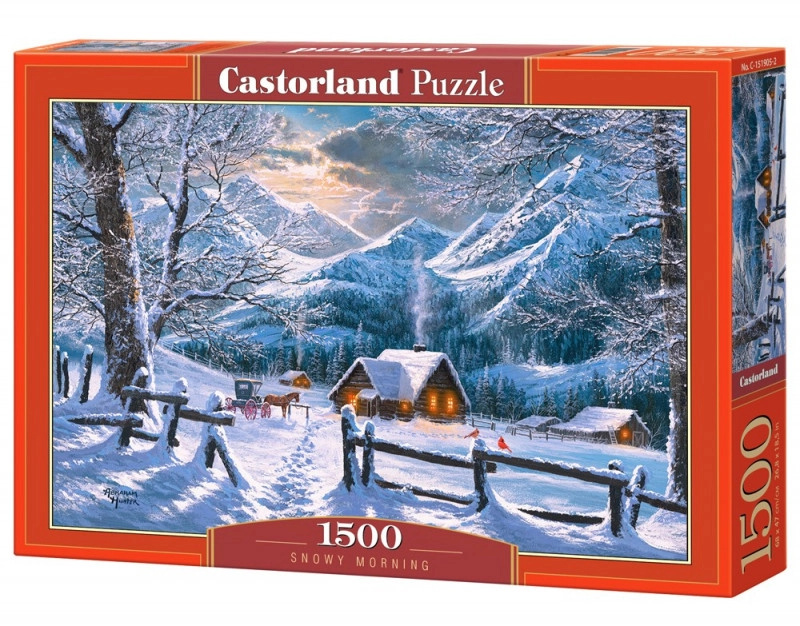 Castorland Zasněžené ráno 1500 dílků