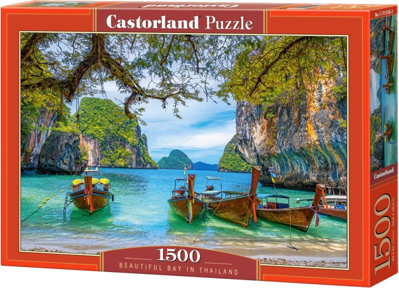 Puzzle 1500 dílků Thajsko krásná zátoka