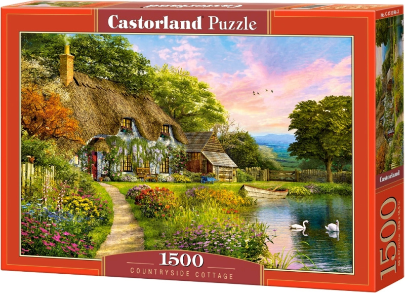 Castorland Venkovský dům u jezera 151998 1500 dílků