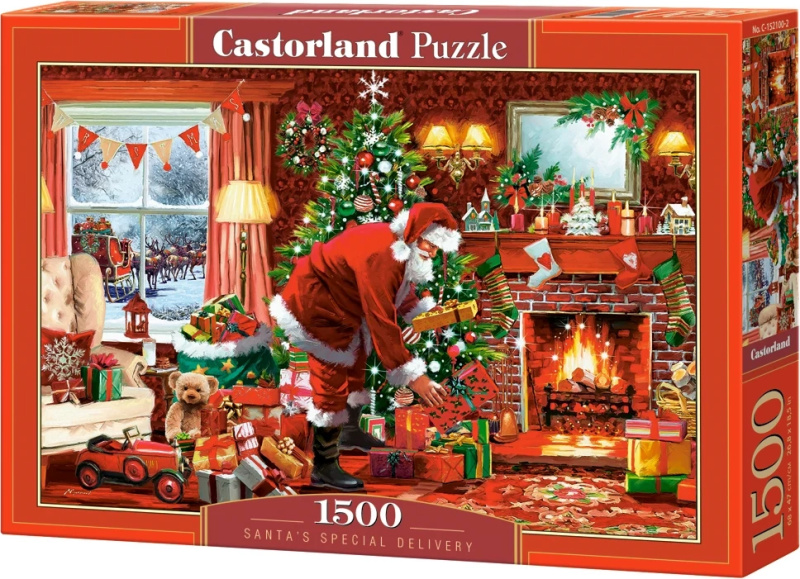 puzzle 1500 dílků santa’s special delivery
