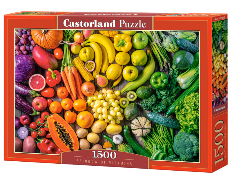 Castorland Duha plná vitamínů 1500 dílků
