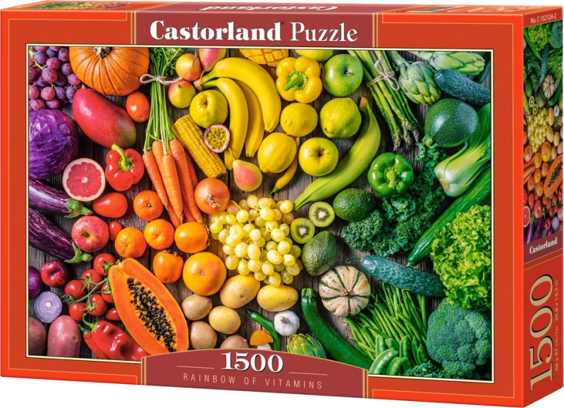 Castorland Duha plná vitamínů 1500 dílků