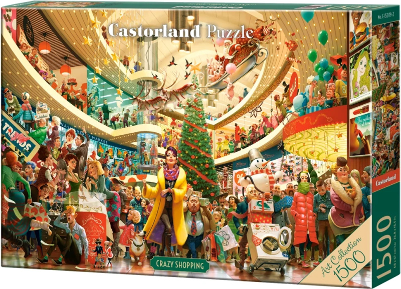 Kreativní puzzle Bláznivé nakupování 1500 dílků