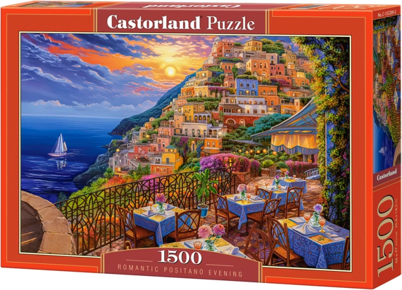 Puzzle Castorland 1500 dílků - Romantic Positano Evening