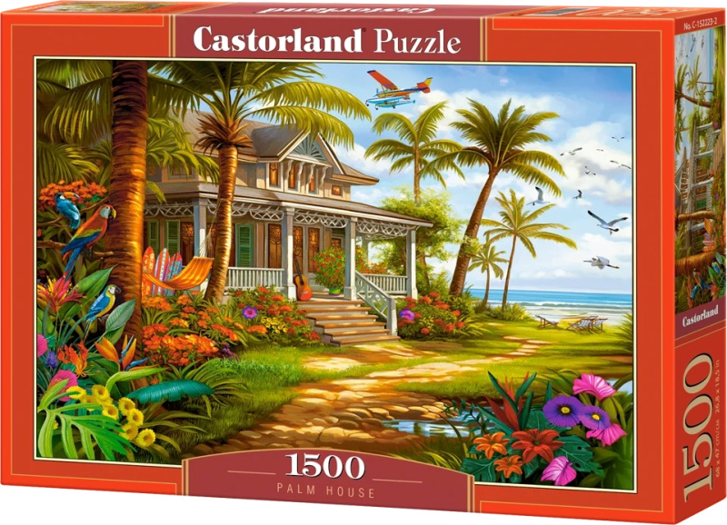 Castorland Dům pod palmami 1500 dílků