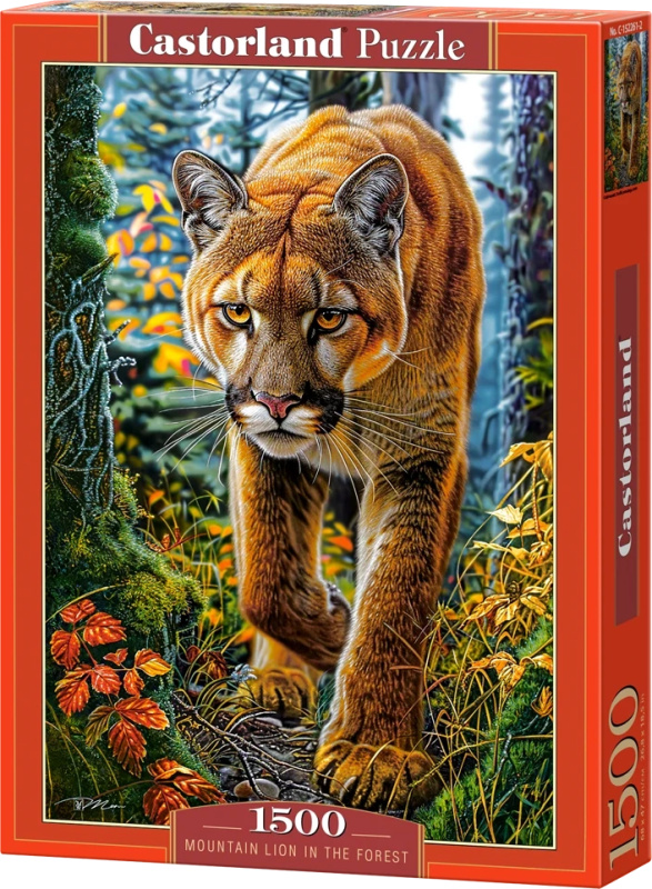 Castorland Puzzle Puma v Lese 1500 Dílů
