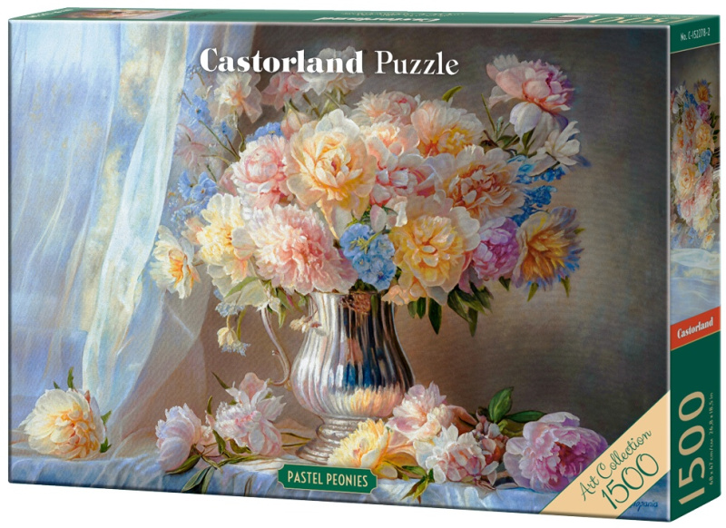 Castorland Puzzle Art Collection pivoňky 1500 dílků