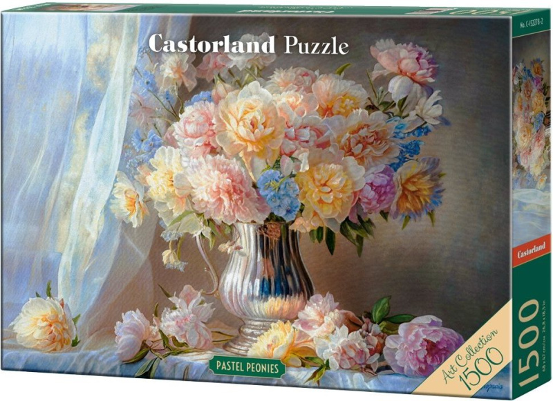Castorland Puzzle Art Collection pivoňky 1500 dílků