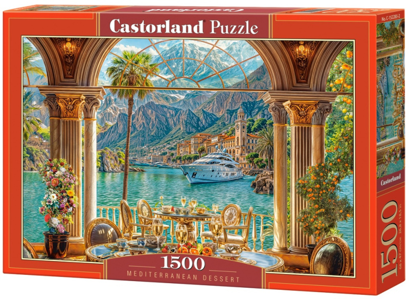 Puzzle Středomořský dezert 1500 dílků CASTORLAND