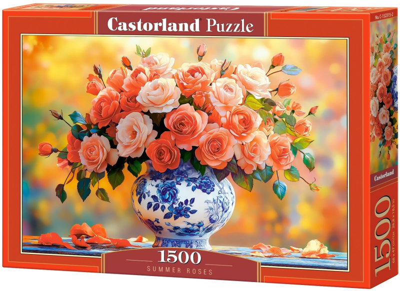 Puzzle Castorland 1500 dílků - Letní růže (Summer Roses)