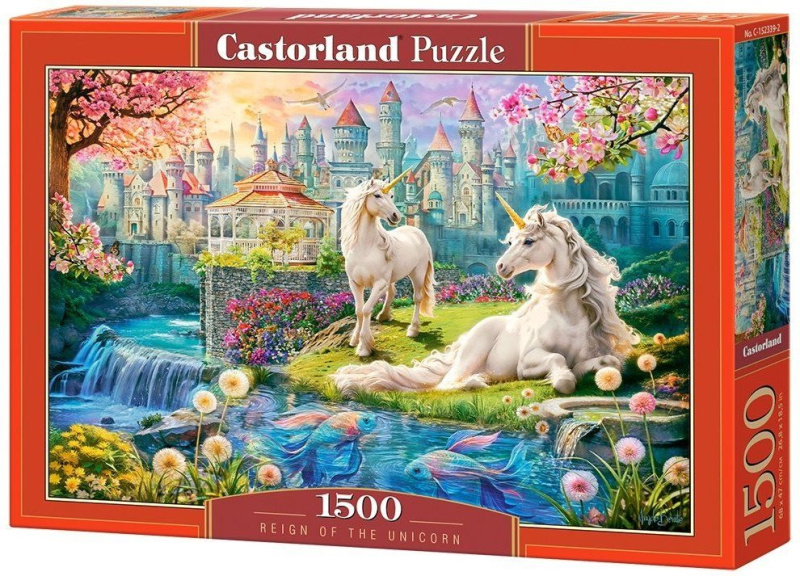 Castorland puzzle království jednorožce 1500 dílků