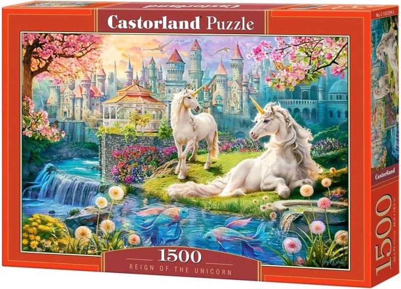 Castorland puzzle království jednorožce 1500 dílků