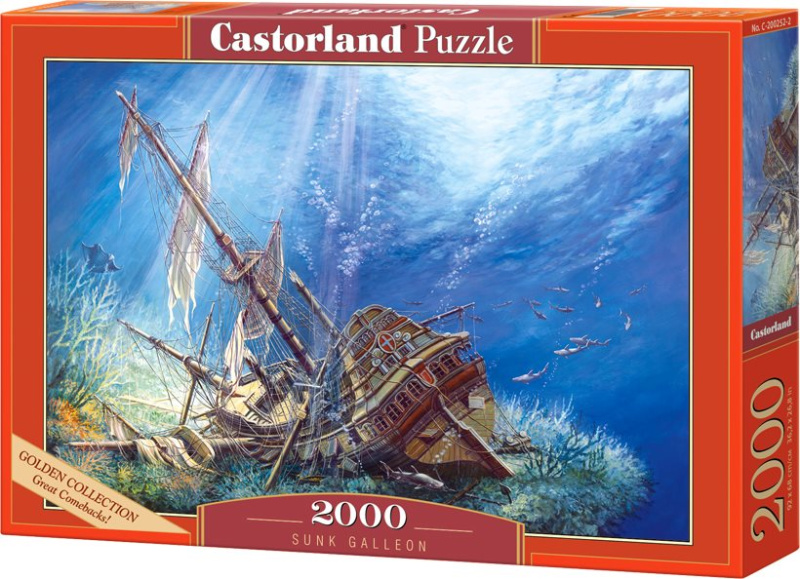 Puzzle Castorland 2000 dílků - Potopená loď