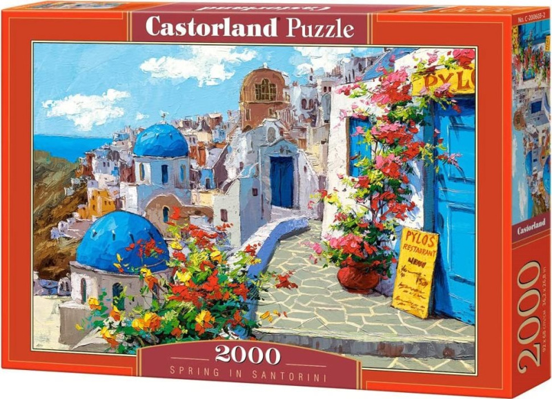 Puzzle jaro na Santorini