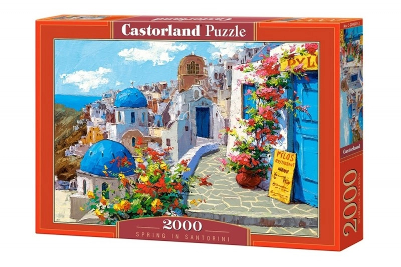 Puzzle jaro na Santorini