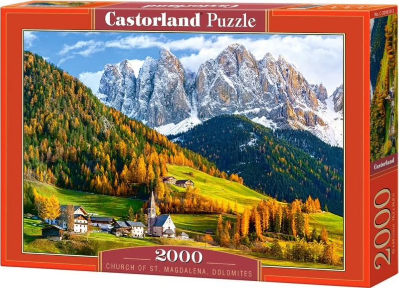Castorland Kostel svaté Magdaleny Dolomity 2000 dílků