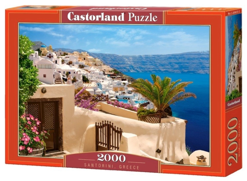 Castorland puzzle Santorini, Řecko 2000 dílků