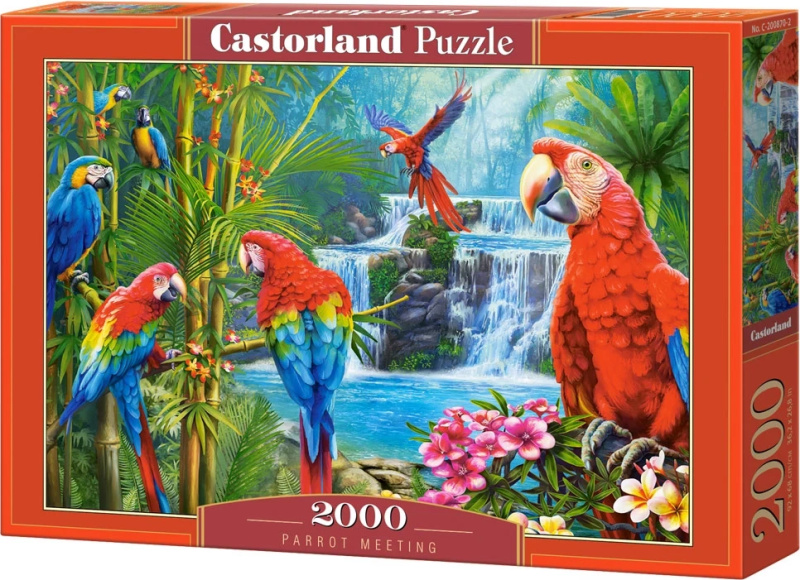 Puzzle Castorland Parrot Meeting 2000 dílků