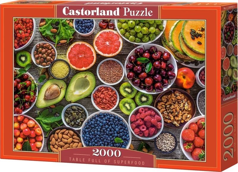 Castorland Tabule plná zdravého jídla 2000 dílků