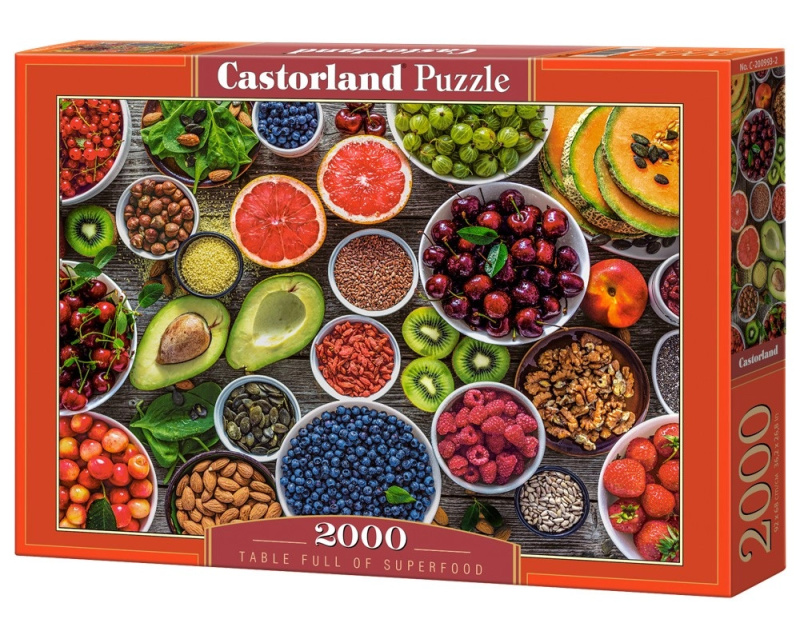 Castorland Tabule plná zdravého jídla 2000 dílků