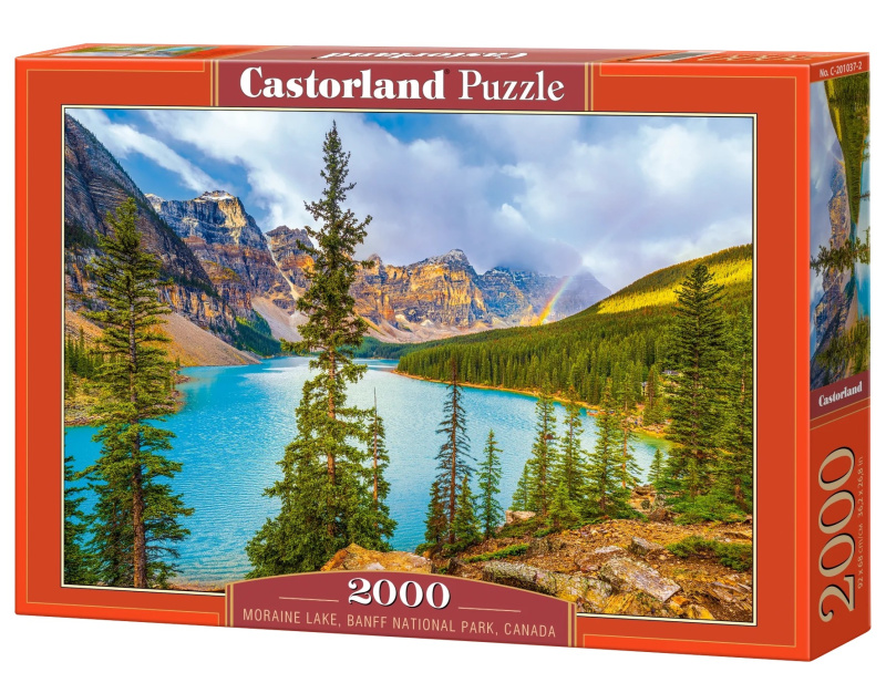 Puzzle CASTORLAND Moraine Lake, Kanada – 2000 dílků