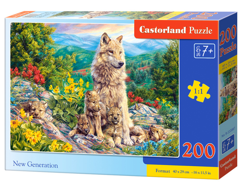 Puzzle 200 dílků Nová generace
