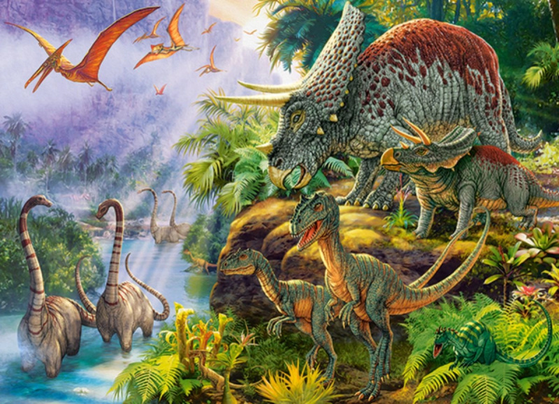 CASTORLAND Údolí dinosaurů 200 dílků