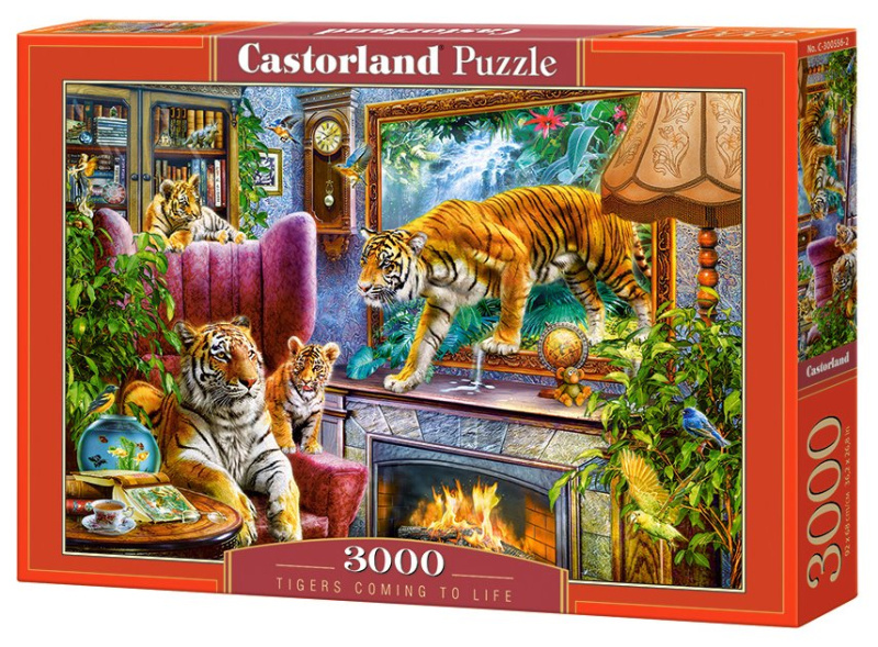 Puzzle Tygři ožívají 3000 dílků