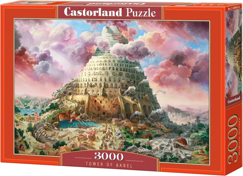 Castorland Tower of Babel 3000 dílků